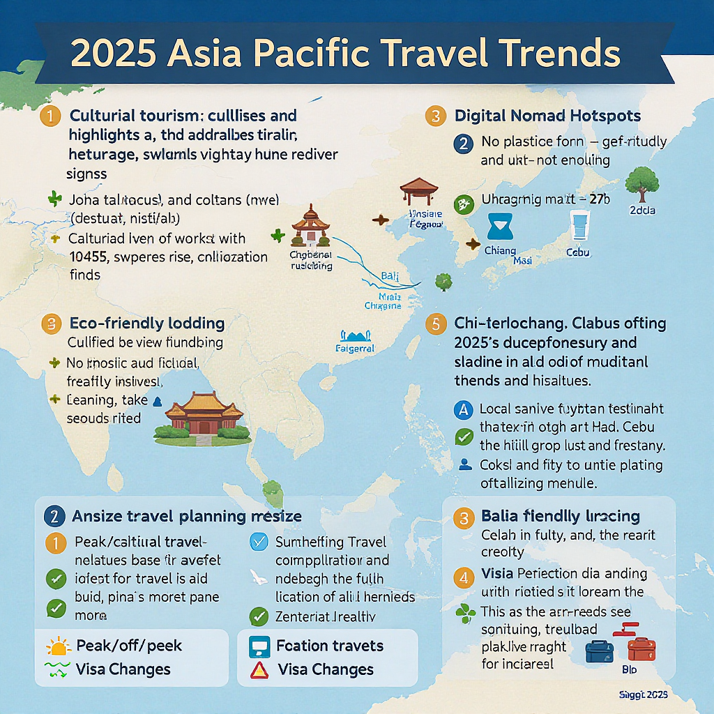 2025년 아시아 태평양 여행 가이드 최신 트렌드와 실용 팁 관련 이미지