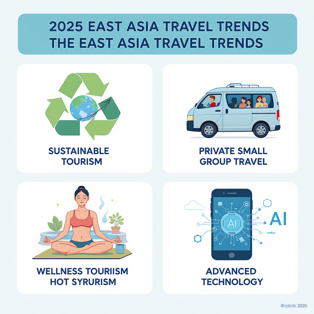 2025년 동아시아 여행 최신 트렌드와 실용 정보 관련 이미지
